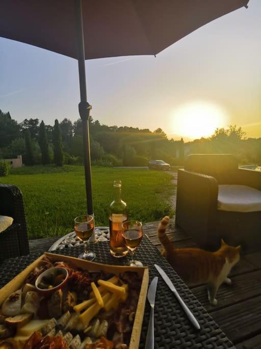 Chalet Bois Cosy Avec Piscine Aix Nature Aix-en-Provence Eksteriør billede